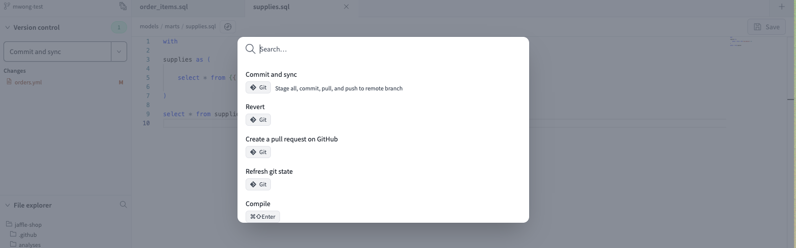 The Command History returns a log and detail of all your dbt Cloud invocations. The Command History returns a log and detail of all your dbt Cloud invocations.